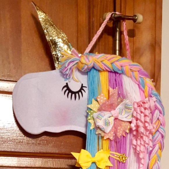 Unicorn Hair Accessory Wall Display Organizer - Picture 4 of 13